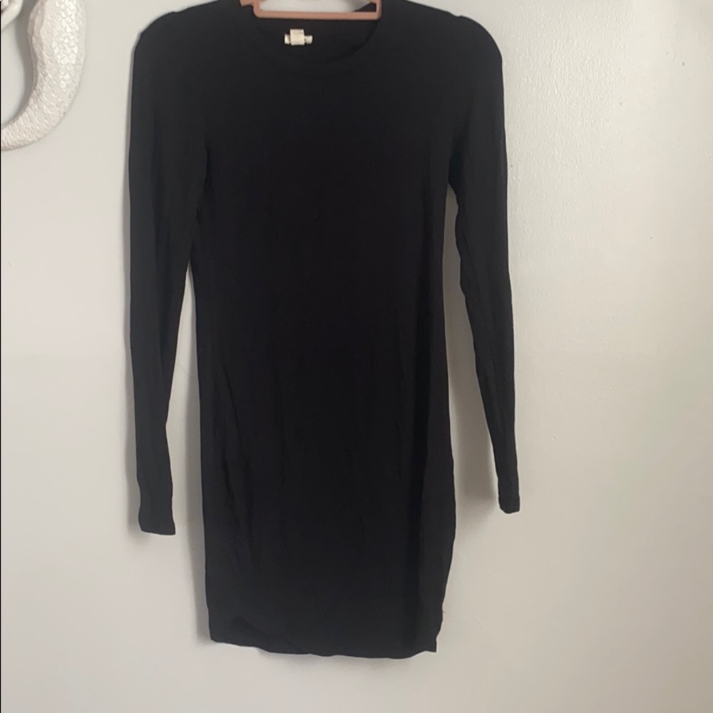 Garage Black Body Con Dress